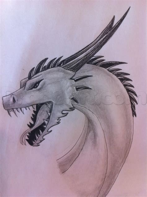 Scary Dragon Drawing at PaintingValley.com | Explore collection of Scary Dragon Drawing