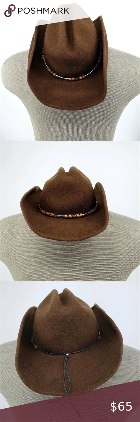 Rodeo King Brown Felt Cattleman Cowboy Hat Western