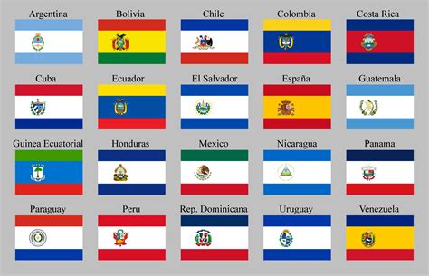 Hispanic Flags Printable