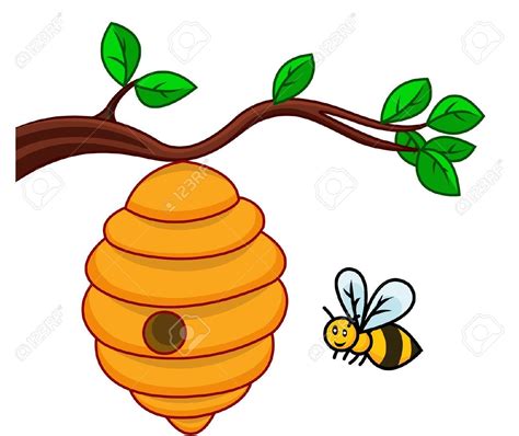 Hanging Beehive Clipart