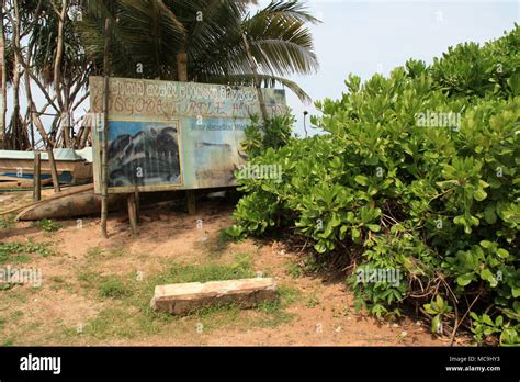 Sign at the entrance of the Victor Hasselblad Sea Turtle Hatchery in ...