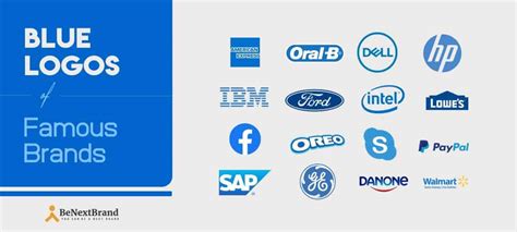 41+ Famous Blue Logos of Popular Brands - The Social Campus