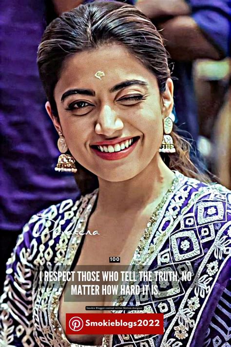 Rashmika Mandanna Motivational Quotes For Girls by -Smokie Motivational Quotes For Girls, Boy ...