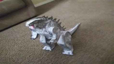 Godzilla (2014) 3d paper creation - YouTube