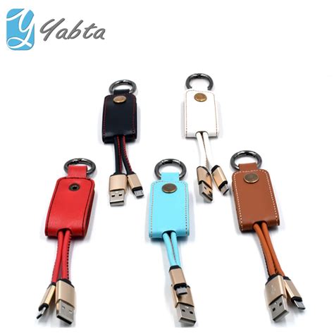 Type-c Keychain Usb Charger Colored Pu Leather Usb Cable For Samsung Phone - Buy Leather Usb ...