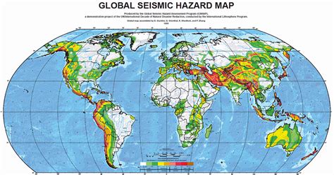 Earthquake Zone Map Of World - Almeda Malissia