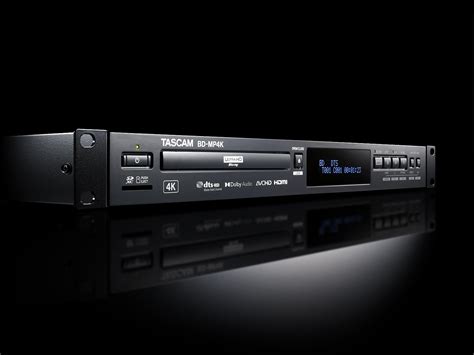 Tascam BD-MP4K | Professional 4K/UHD Blu-Ray/Multimedia Player for Touring and Installation