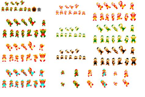 Pixilart - mario sprite sheet animation by Tuxedoedabyss03