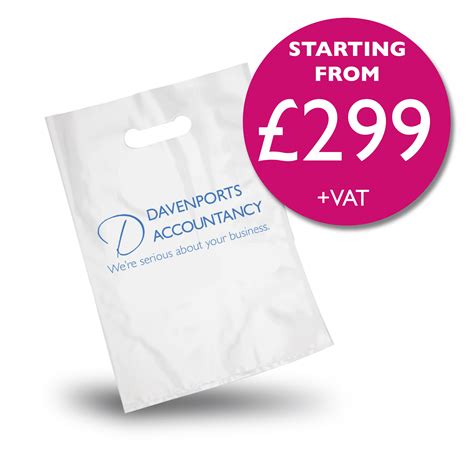 Branded Plastic Bags | Order yours today from Davenports!