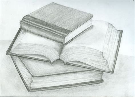 How To Draw A Book And Pencil at Drawing Tutorials