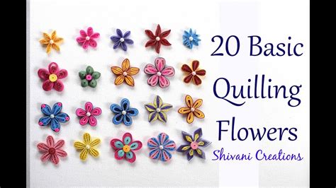 Simple Quilling Flowers