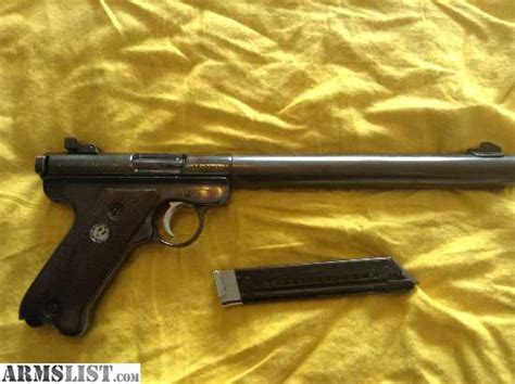 ARMSLIST - For Sale: Ruger MK I (silenced) .22 LR Pistol