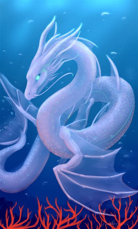 Sea Serpent by PurpleTigress | Sea creatures art, Fantasy creatures art, Ocean creatures art