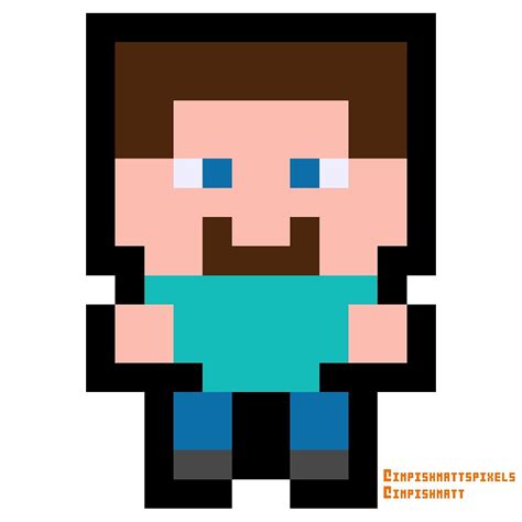 Pixel Art Minecraft Steve