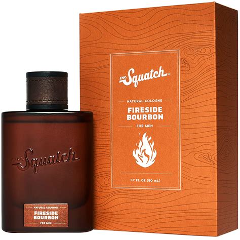 Amazon.com : Dr. Squatch Fireside Bourbon Cologne - Natural cedarwood, clove, and patchouli ...