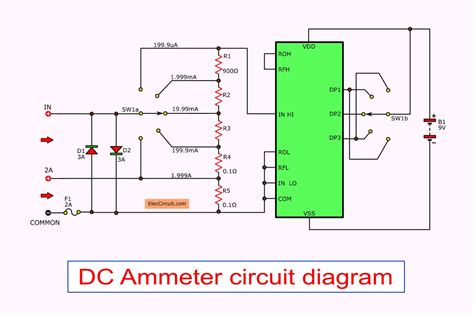 Digital Multimeter Circuit Diagram