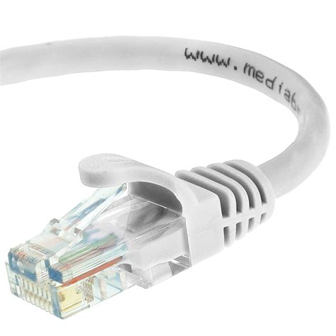 Mediabridge Ethernet Cable (25 Feet) - Supports Cat6 / Cat5e / Cat5 Standards, 550MHz, 10Gbps ...