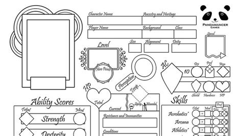 Best Pathfinder character sheets