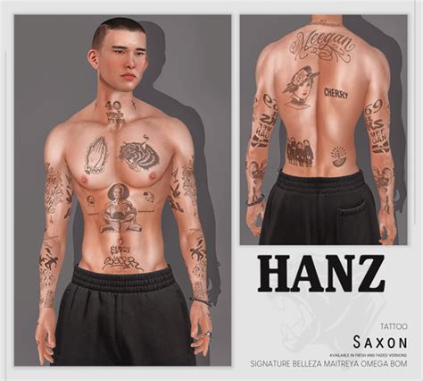 Second Life Marketplace - HANZ - Saxon Tattoo