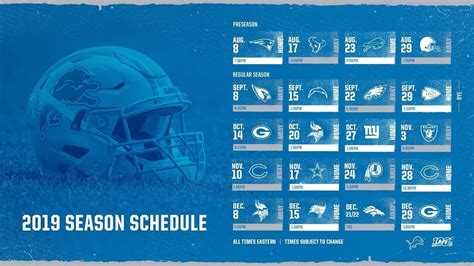 Detroit Lions Schedule Release Reaction! ( Very Tough Schedule) - YouTube