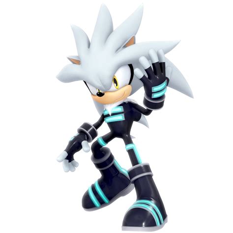 Silver The Hedgehog (RaceSuit Outfit) Render by Nibroc-Rock on DeviantArt