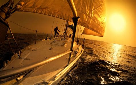 Sunset Sailing Wallpapers - Wallpaper Cave