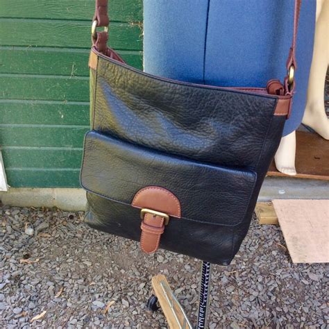 Clarks Black Leather Shoulder Bag. | Etsy