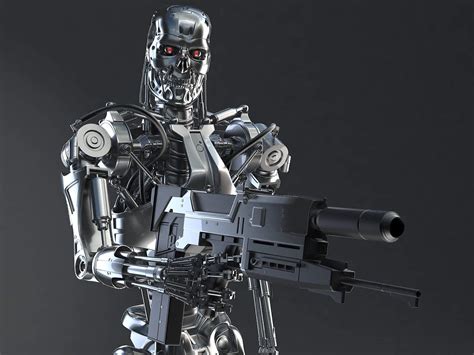 Terminator T800 - 3D Model by SQUIR