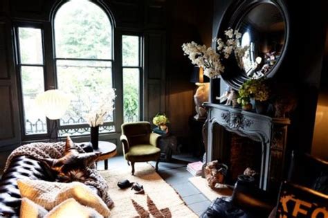 27 Cool Gothic Living Room Designs - DigsDigs