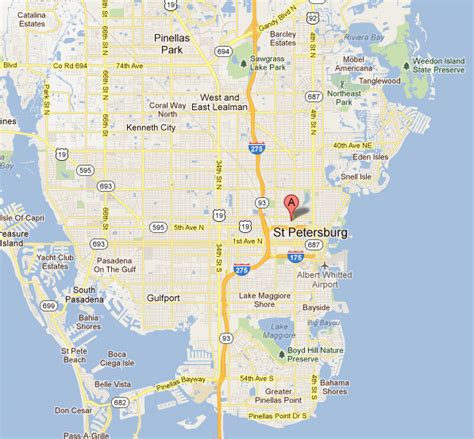 Map Of St Petersburg Florida - Maping Resources