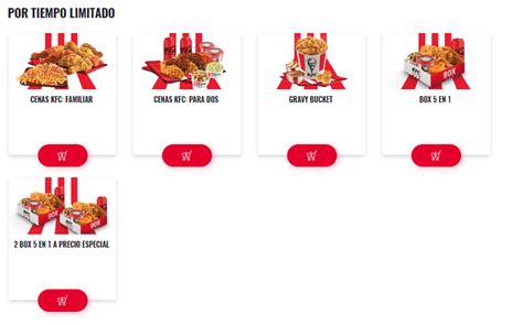 KFC MENÚ PRECIOS MÉXICO ACTUALIZADO (diciembre 2024)