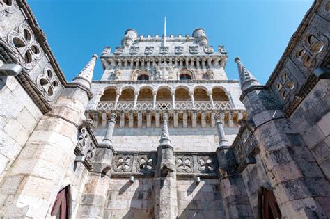 Wide Angle View of Belem Tower from the Inside Stock Photo - Image of capital, blueprint: 236038576