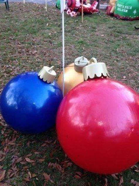 54 Best DIY Christmas Light Balls For Outdoor Decoration | Large christmas ornaments, Diy ...