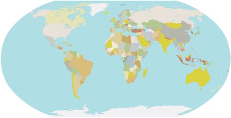 Free Blank World Map - GIS Geography