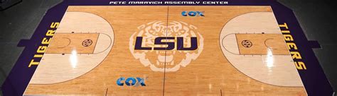 LSU Tigers unveil new basketball court design