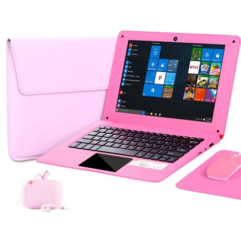 10.1 Inch Laptop Windows 10 Netbook Computer Full HD Quad Core Laptop ...