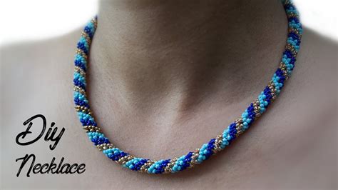 Diy Beaded Necklace Tutorial - Do It Yourself