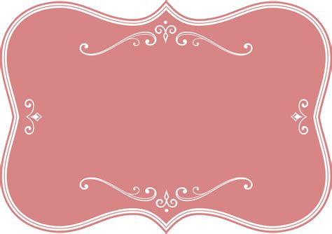 Decorative clipart rectangle, Decorative rectangle Transparent FREE for ...