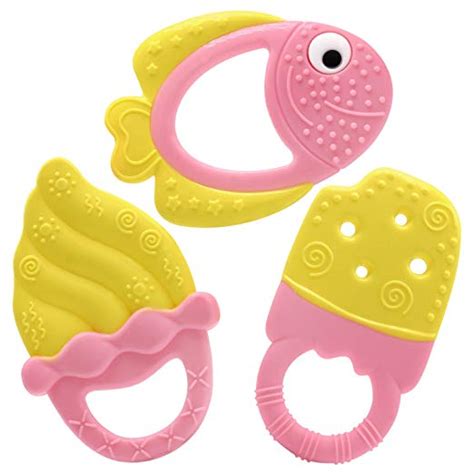 Baby Teething Toys – Fish and Ice Cream Set - Ashtonbee