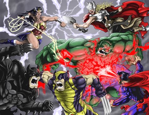 Marvel Vs DC by DanielRoper on DeviantArt