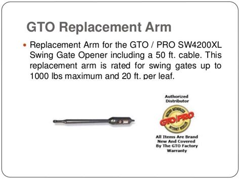 Gto gate openers parts farm gate opener