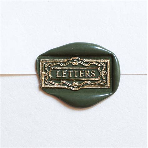 Letter Slot Wax Seal – misterrobinson