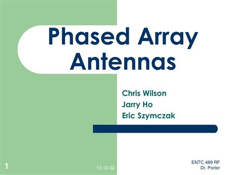 [Download 25+] Phased Array Antenna Design Ppt