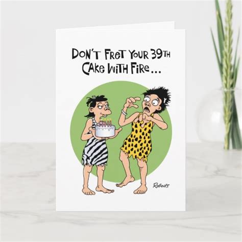 Funny 39th Birthday Card | Zazzle.com