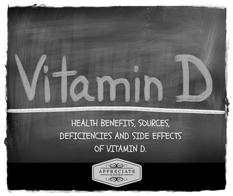 Vitamin D: Health Benefits, Sources, Deficiencies, Side Effects Vitamin D, Side Effects ...