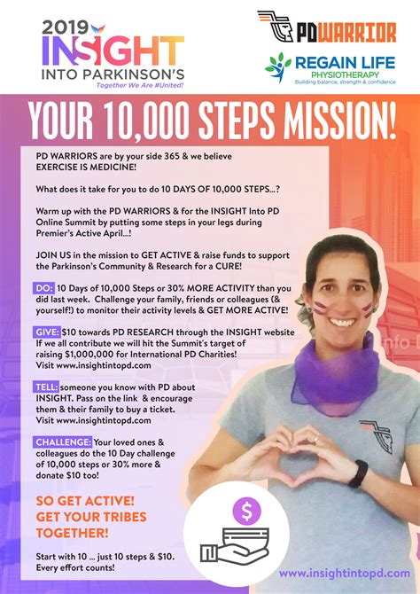 10 days of 10,000 steps challenge – Regain Life Physiotherapy | Parkinson's and Stroke ...