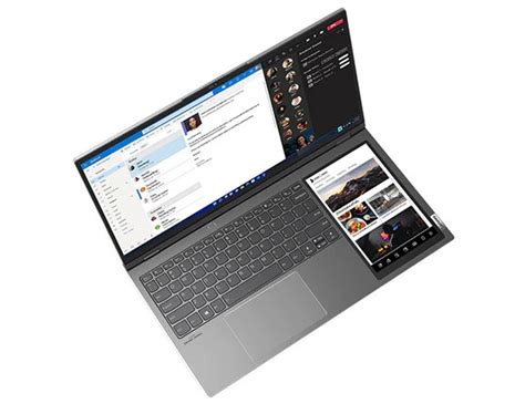 Lenovo Unveils Laptop With Second, Smaller Screen Next to Keyboard - Core77