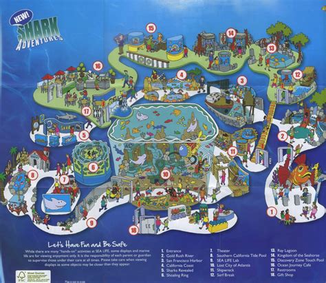 Theme Park Brochures Sea Life Aquarium - Theme Park Brochures - Florida Aquarium Map - Printable ...