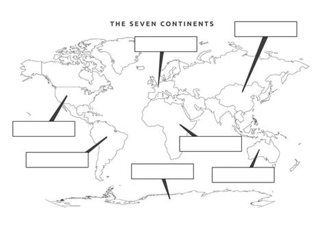 Continents And Oceans Quiz Printable