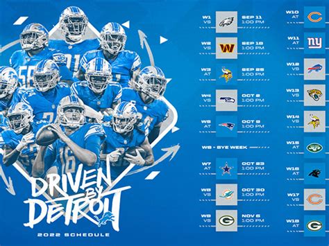 Lions 2024 Schedule Detroit - Vale Alfreda